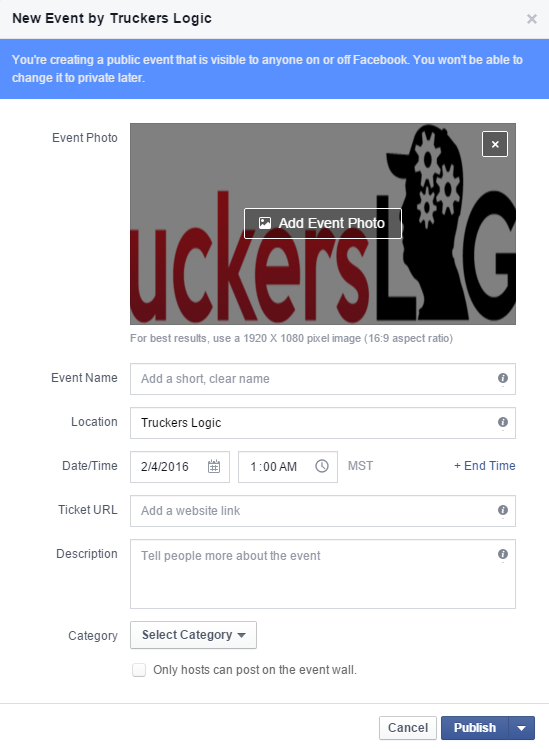 Facebook Events Feature